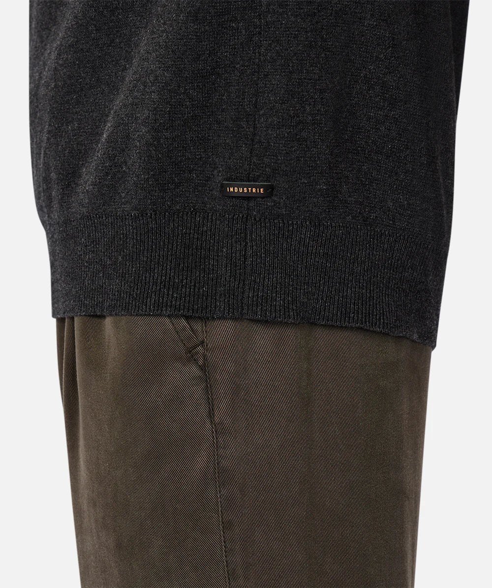 The Lakewood Zip Knit - Charcoal