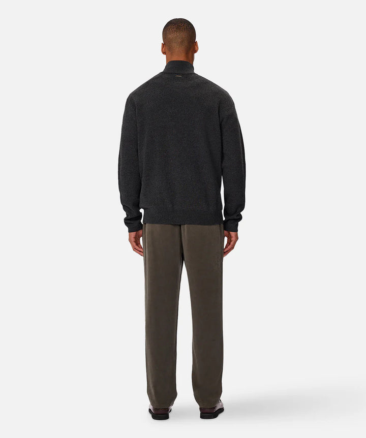 The Lakewood Zip Knit - Charcoal