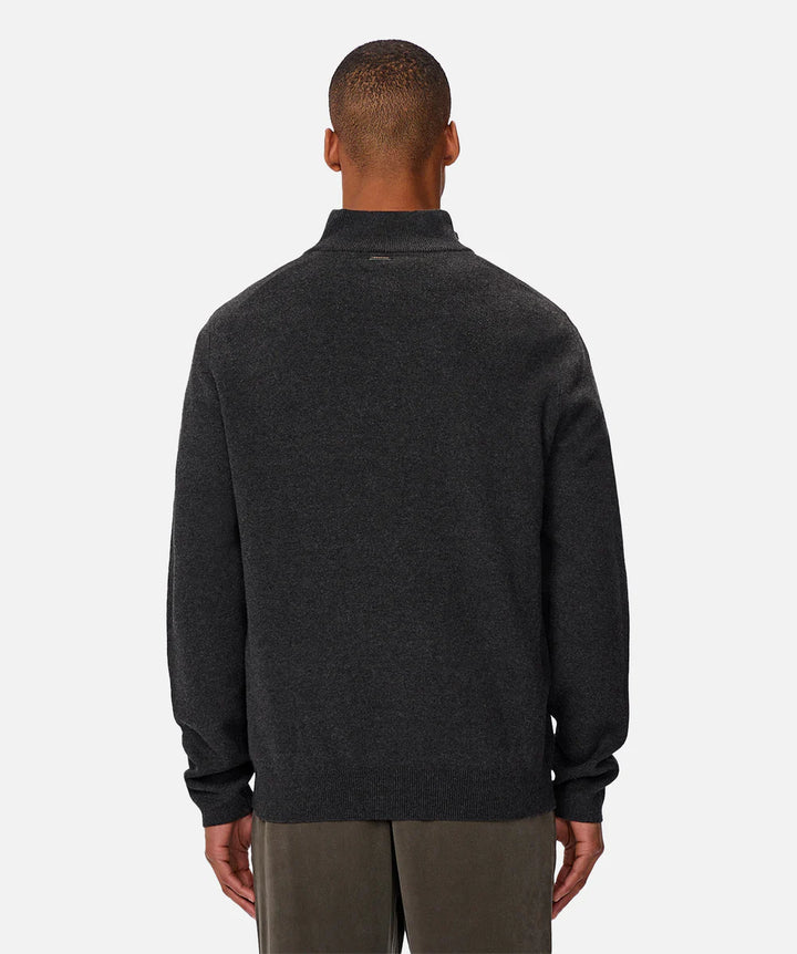 The Lakewood Zip Knit - Charcoal