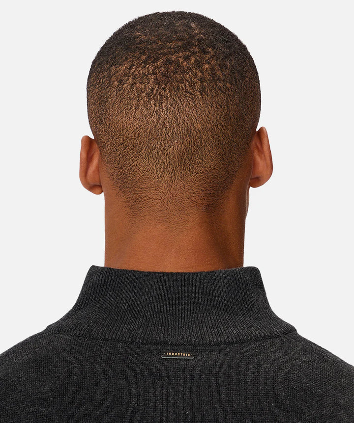 The Lakewood Zip Knit - Charcoal