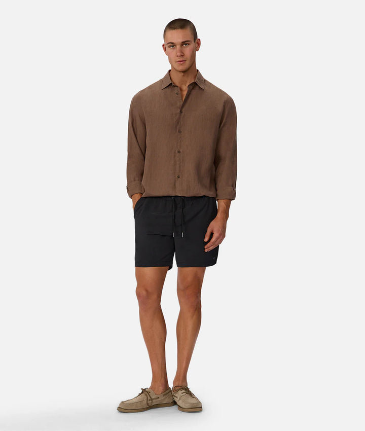 St Martins L/S Shirt - Macchiato