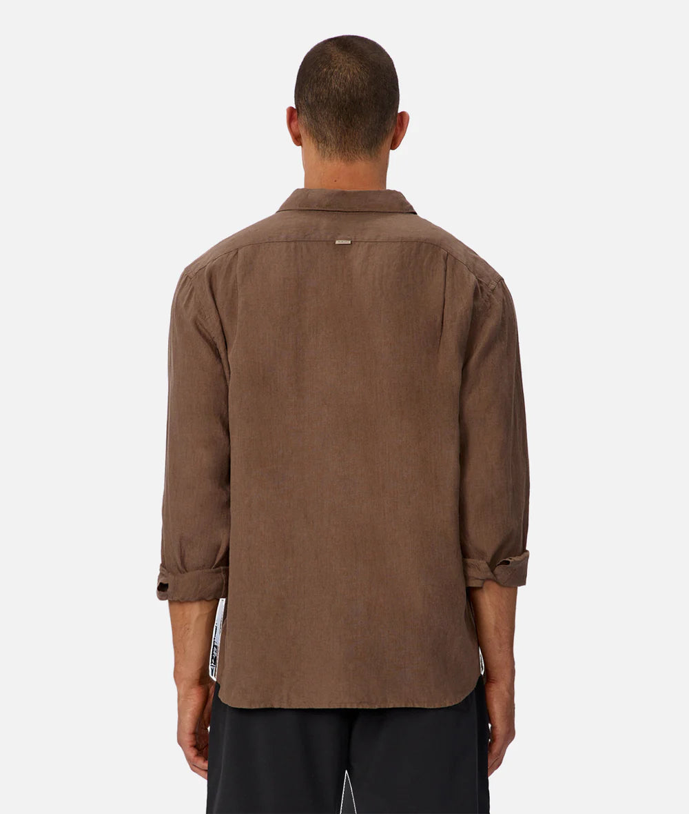 St Martins L/S Shirt - Macchiato