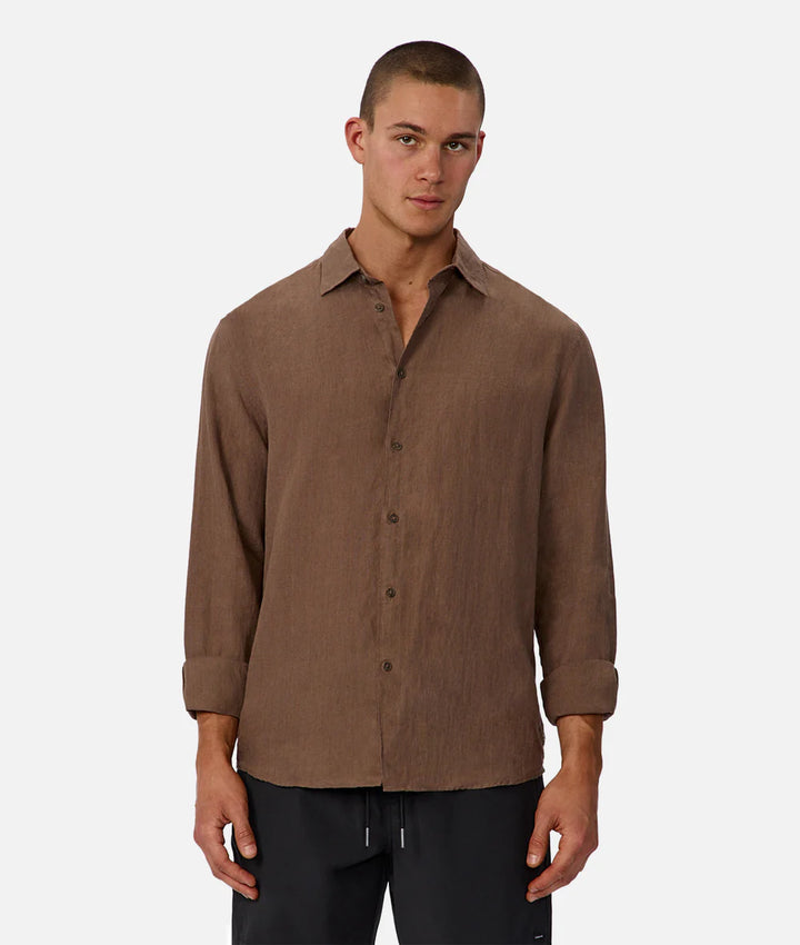 St Martins L/S Shirt - Macchiato
