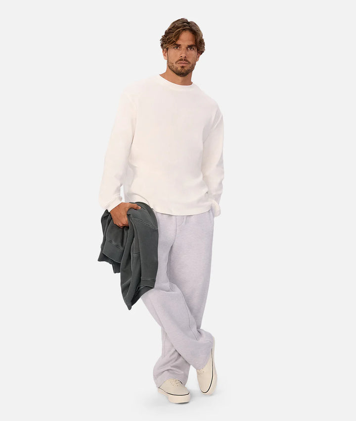 The Marlon L/S Tee - New Cream