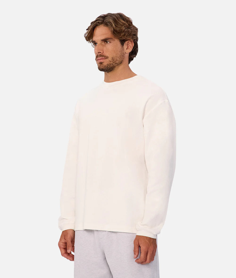 The Marlon L/S Tee - New Cream