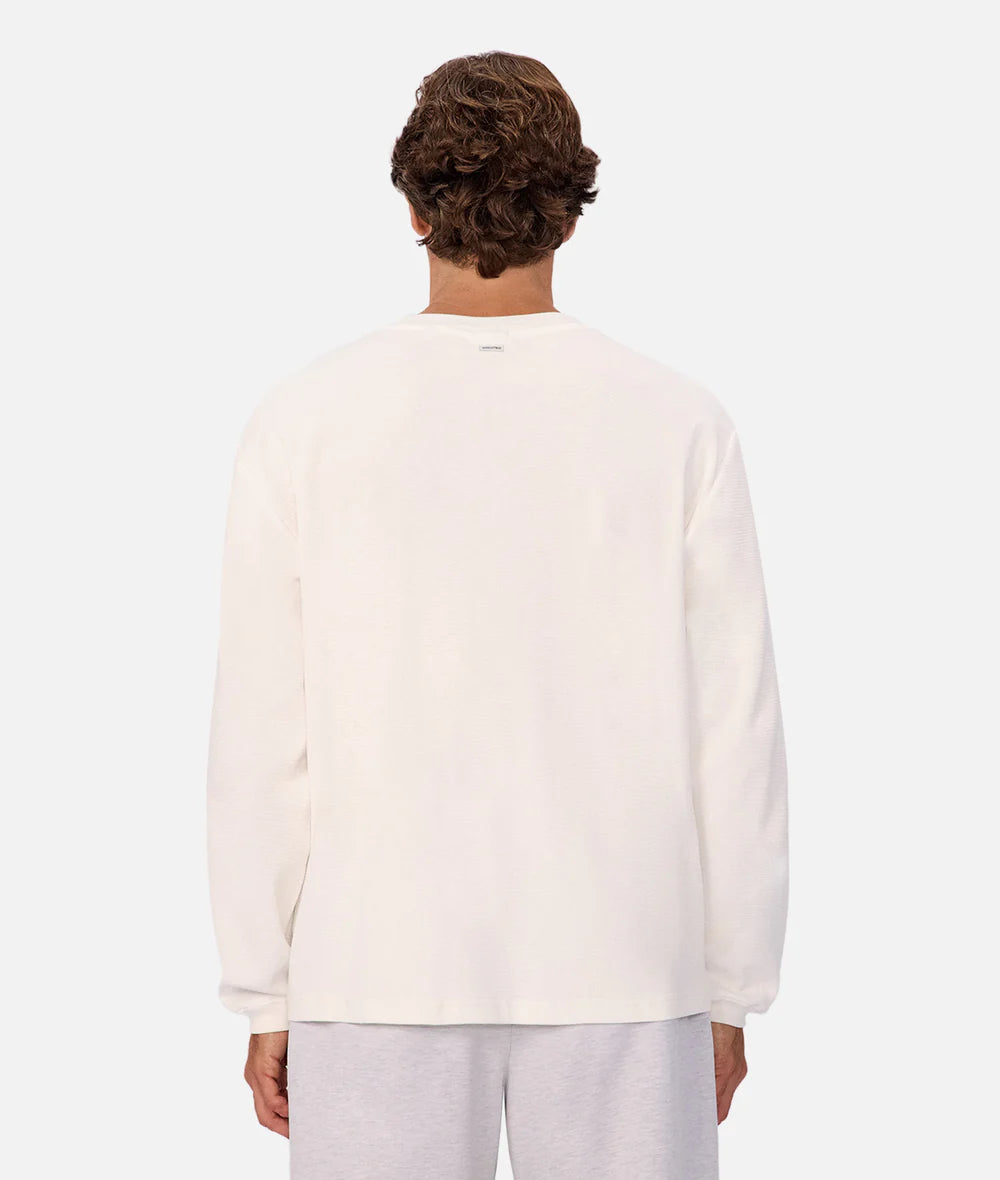 The Marlon L/S Tee - New Cream