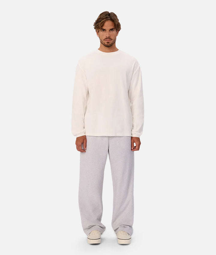 The Marlon L/S Tee - New Cream