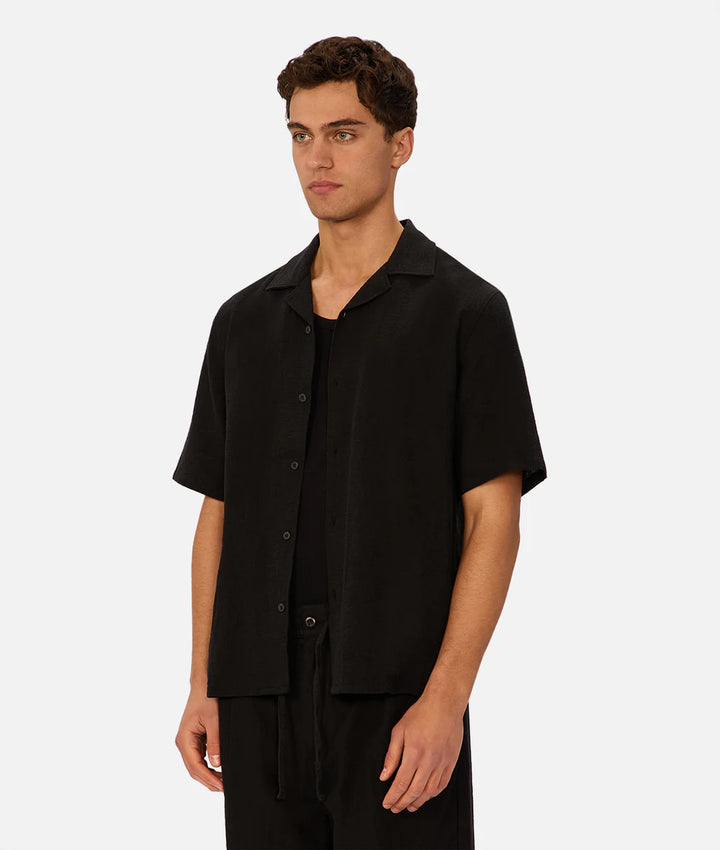 The Marbella S/S Shirt - Black