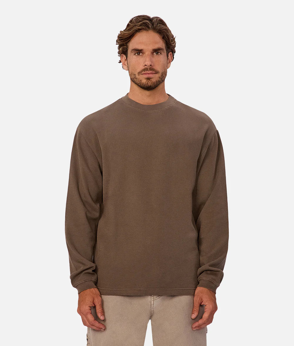 The Marlon L/S Tee - Mocha