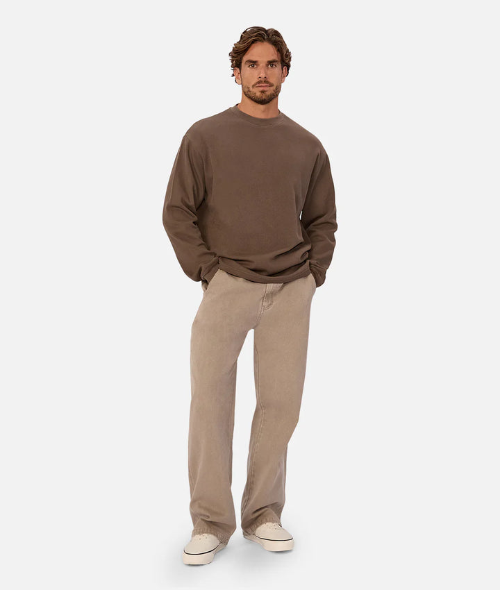 The Marlon L/S Tee - Mocha