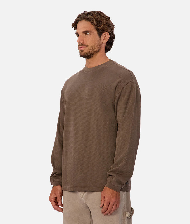 The Marlon L/S Tee - Mocha