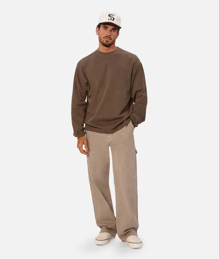 The Marlon L/S Tee - Mocha