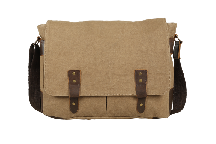Trooper Canvas Messenger - Khaki