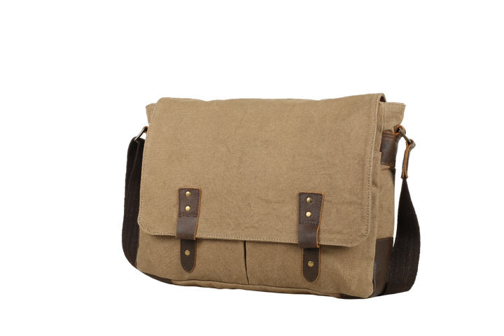 Trooper Canvas Messenger - Khaki