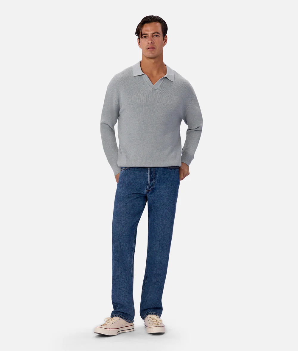 The New England Polo Knit - Mineral