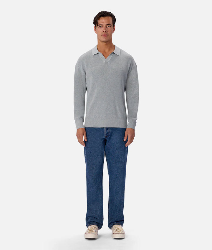 The New England Polo Knit - Mineral