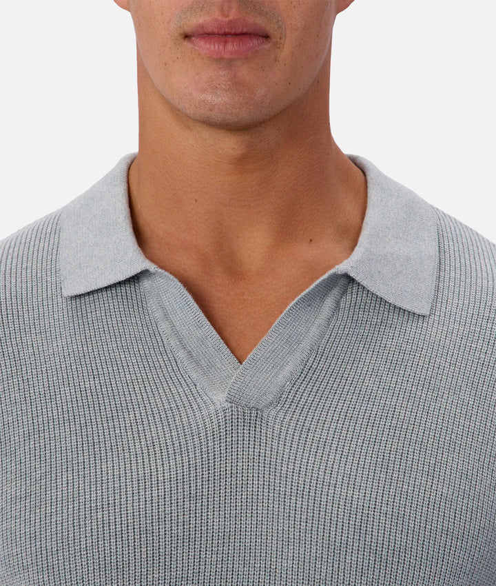 The New England Polo Knit - Mineral