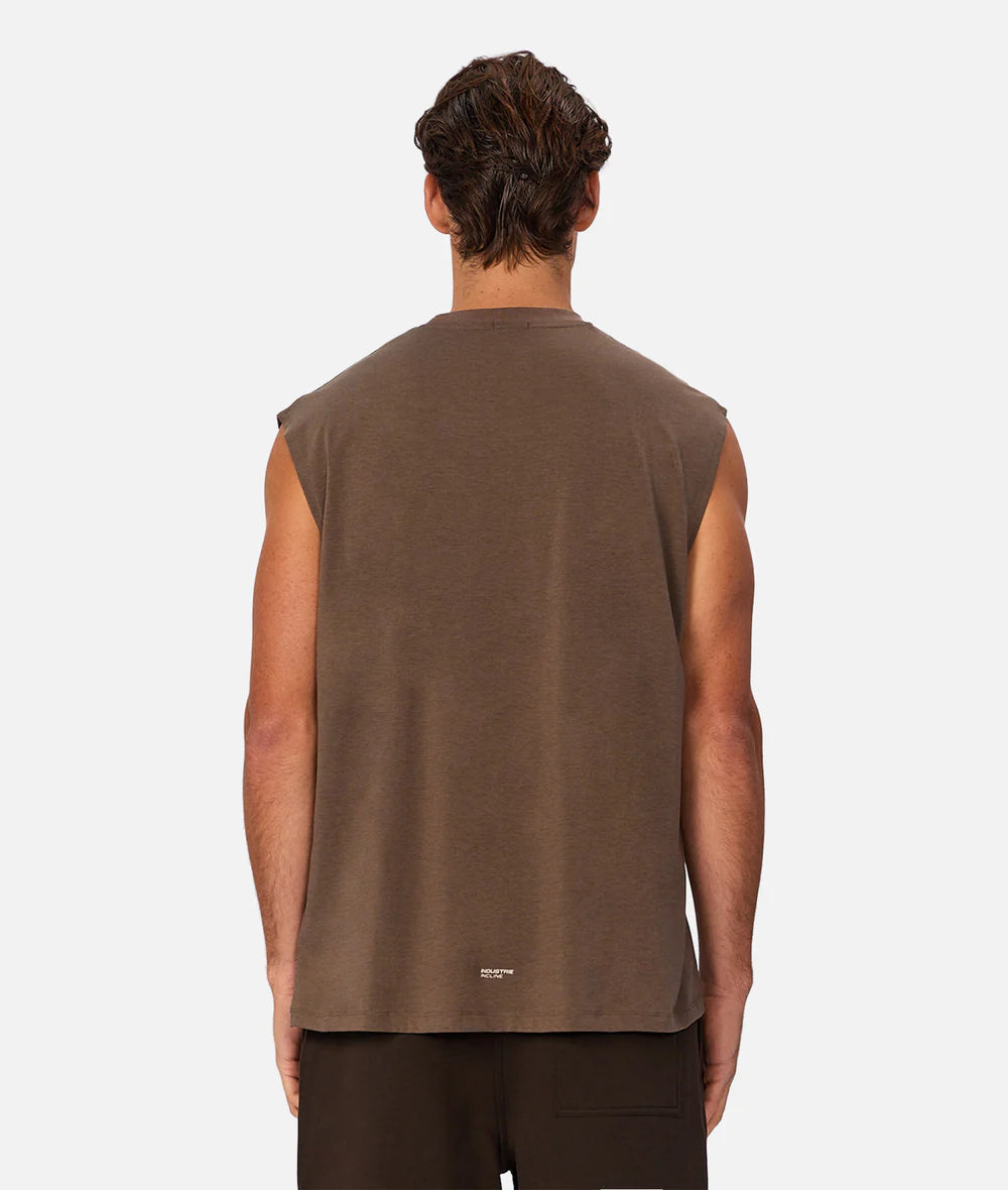 The Freeman Sleeveless Tee - Mocha