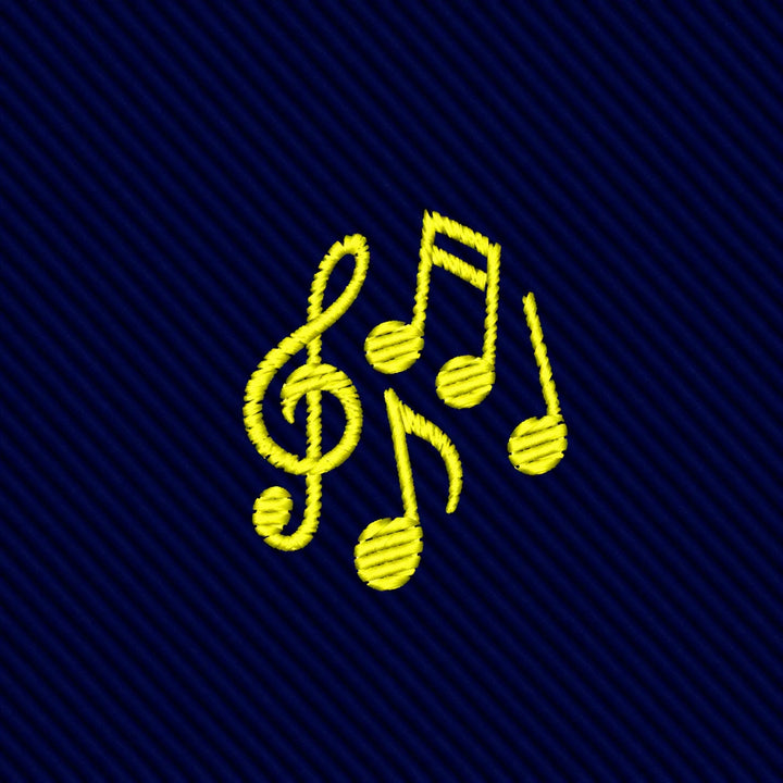 Musical Note Skinny Tie