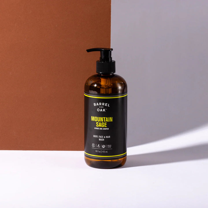 Hair Face and Body All-In-One Wash - Mountain Sage 473ml