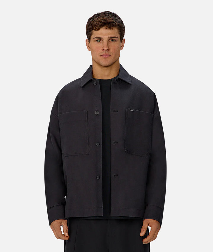 The Montauk Over Shirt - Washed Black