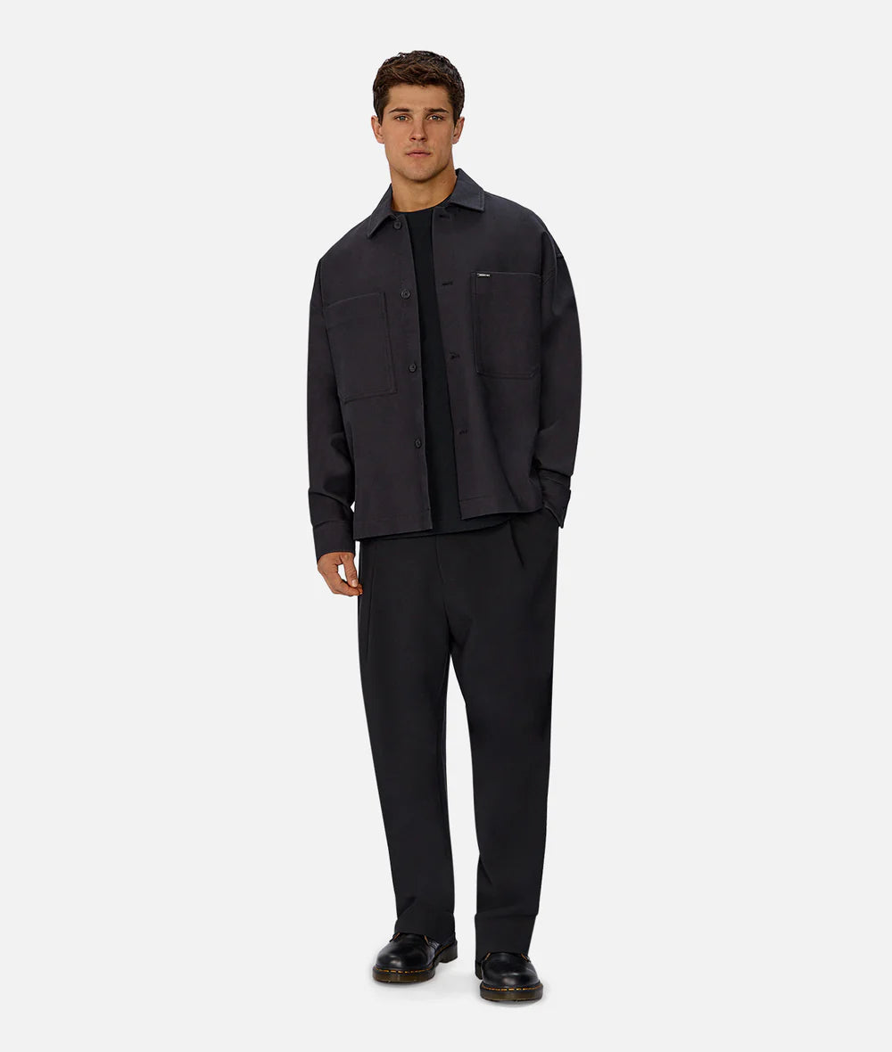 The Montauk Over Shirt - Washed Black