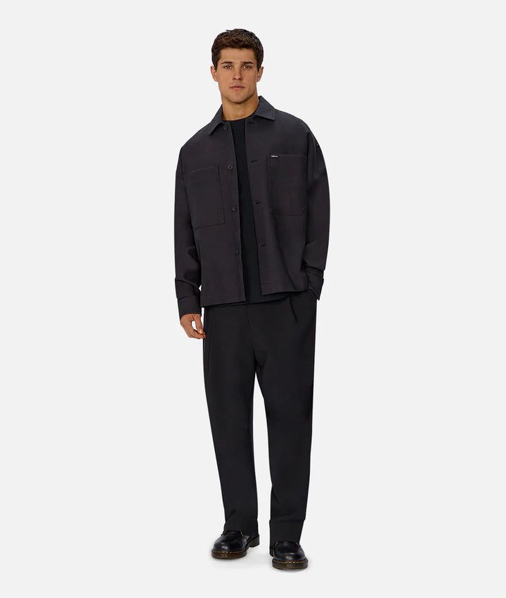The Montauk Over Shirt - Washed Black