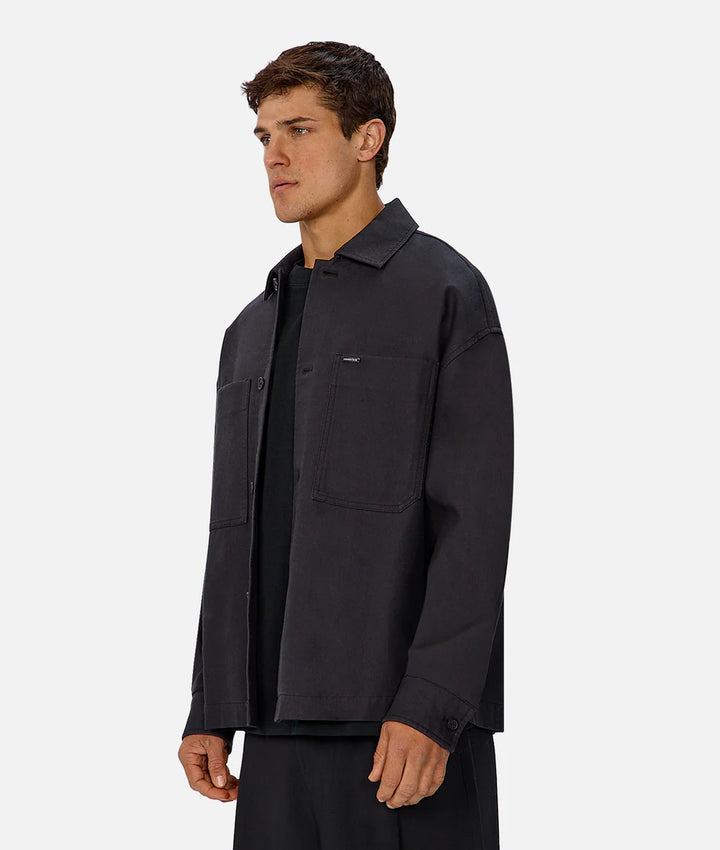The Montauk Over Shirt - Washed Black
