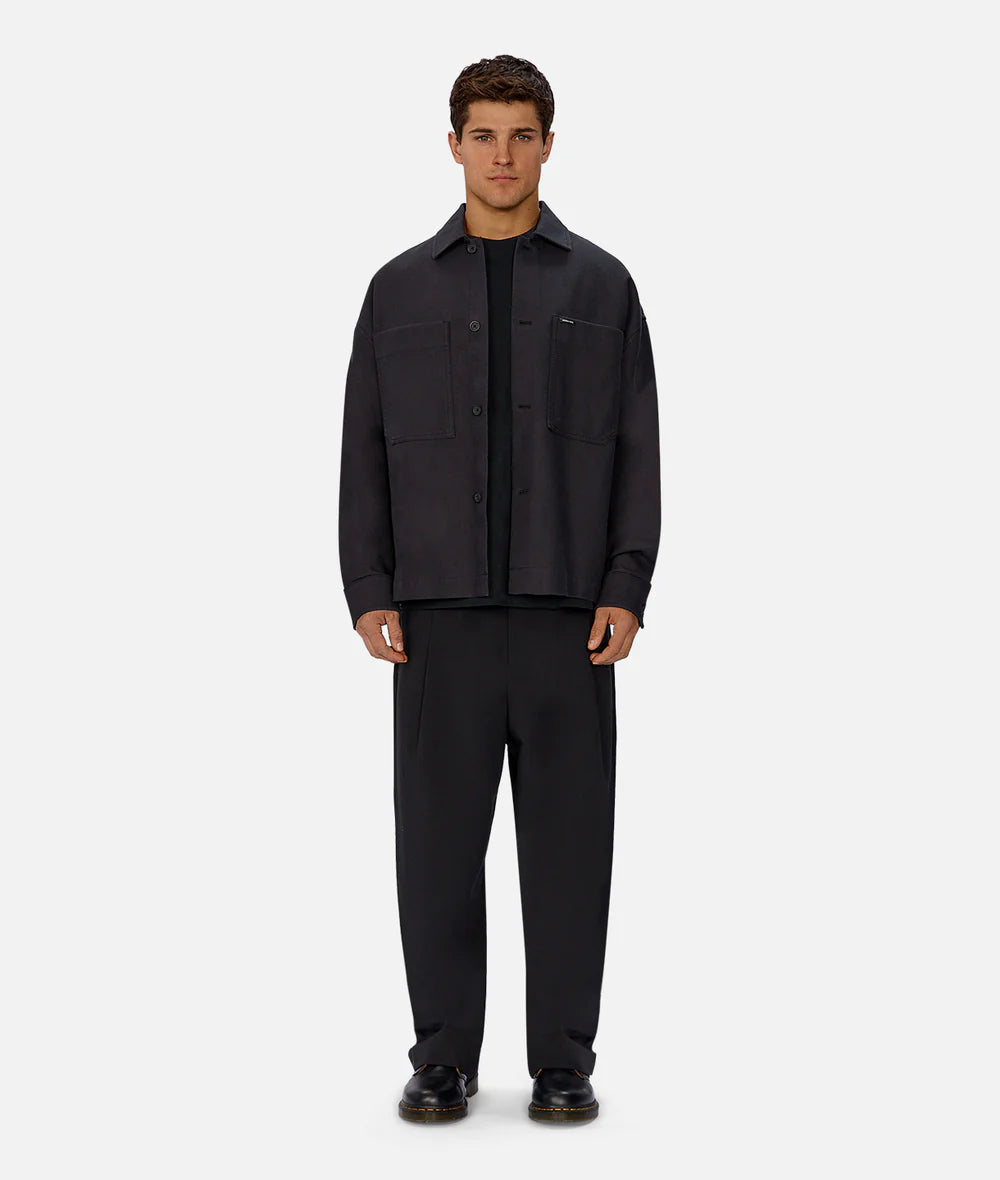 The Montauk Over Shirt - Washed Black