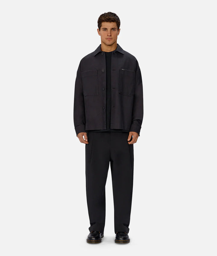 The Montauk Over Shirt - Washed Black