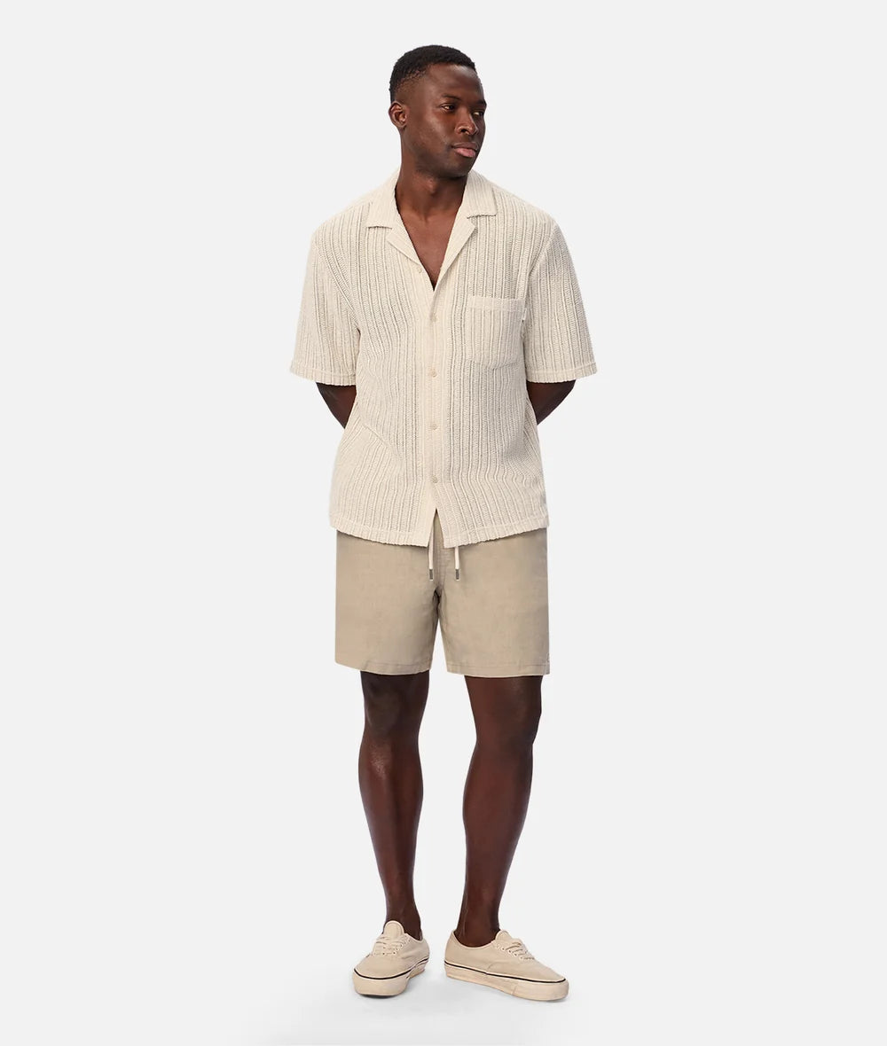 The Marina Linen Short - Moss