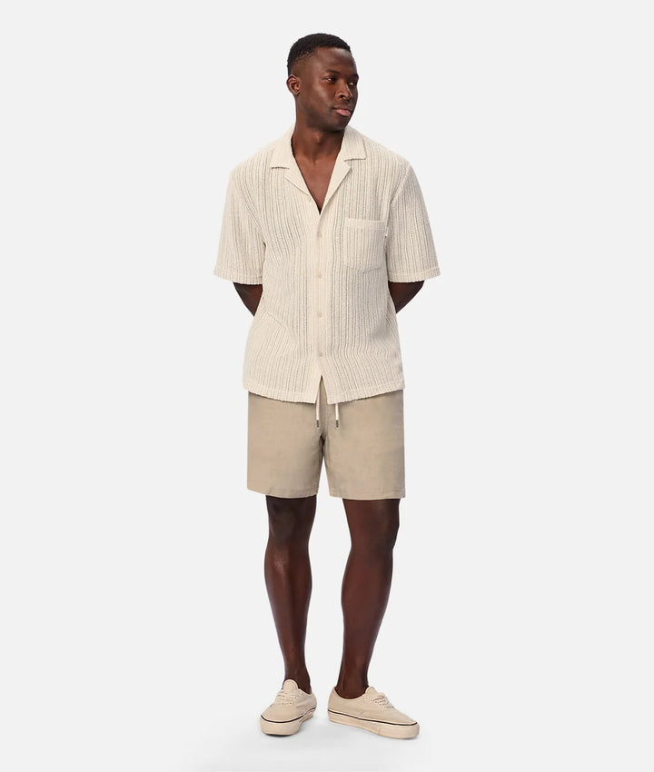 The Marina Linen Short - Moss