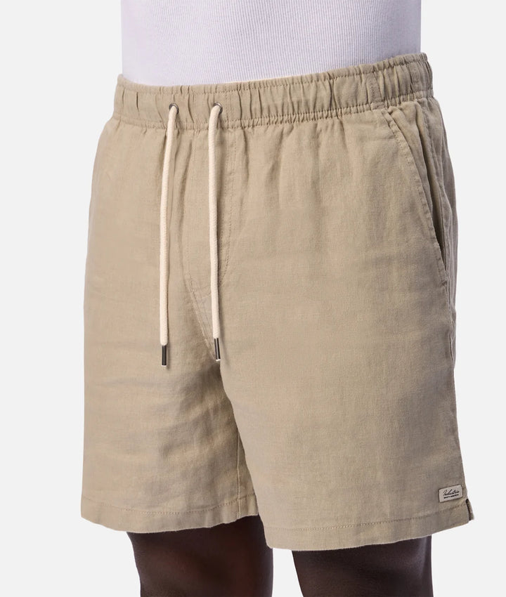 The Marina Linen Short - Moss