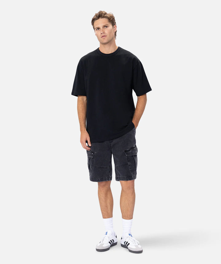 The Muntion Combat Short - Washed Black