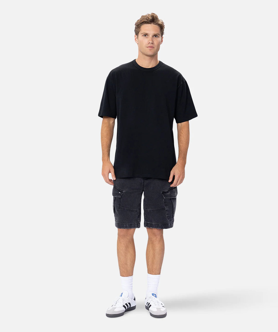 The Muntion Combat Short - Washed Black