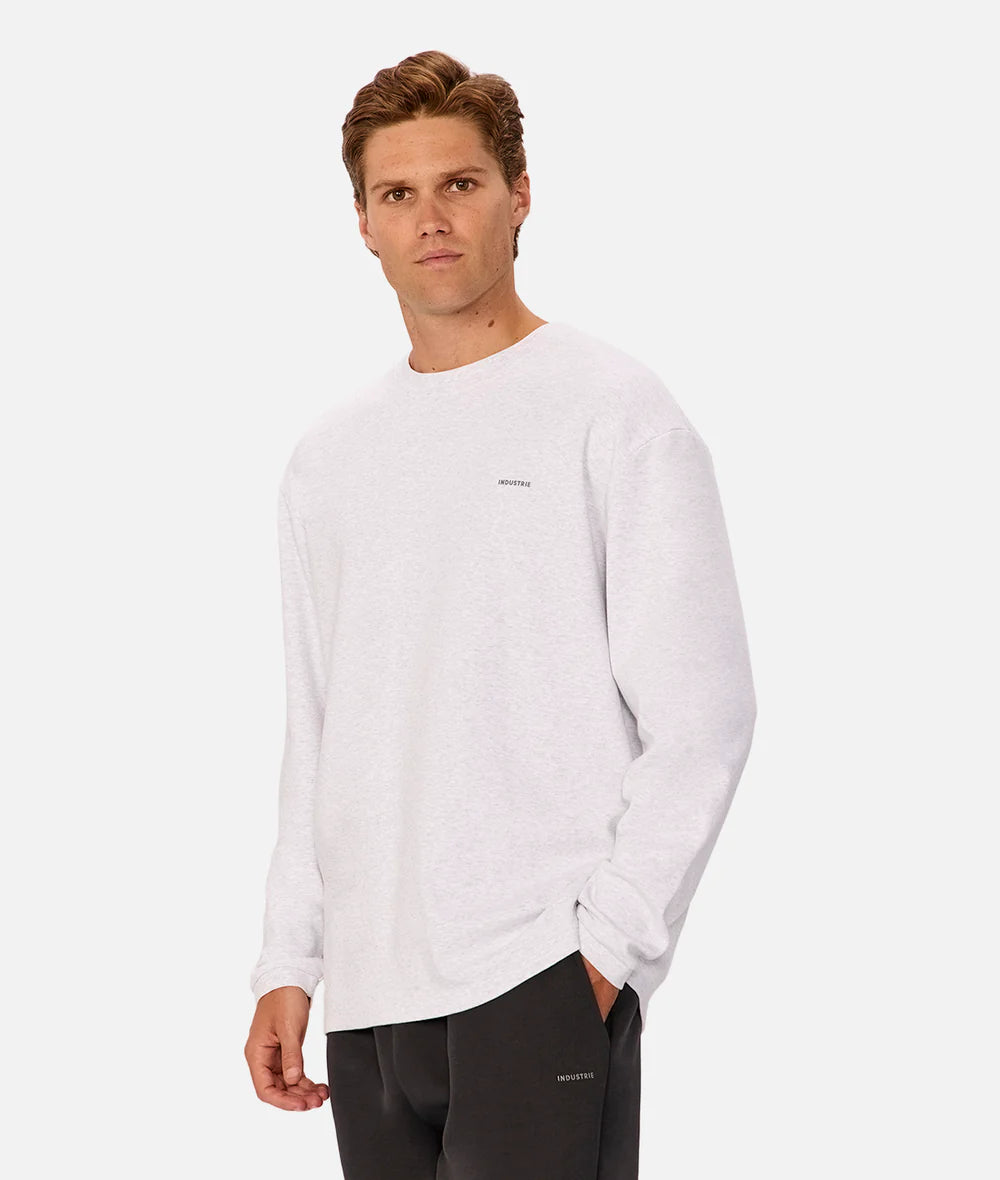 The Newport L/S Tee - New Marle Grey