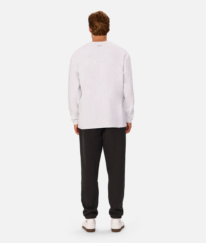 The Newport L/S Tee - New Marle Grey