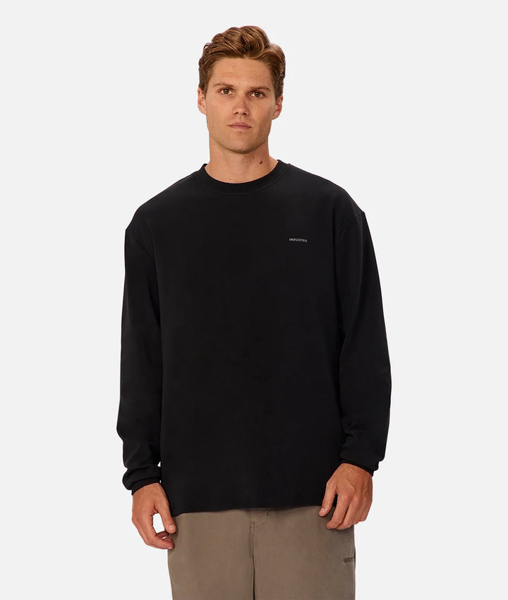 The Newport L/S Tee - Black
