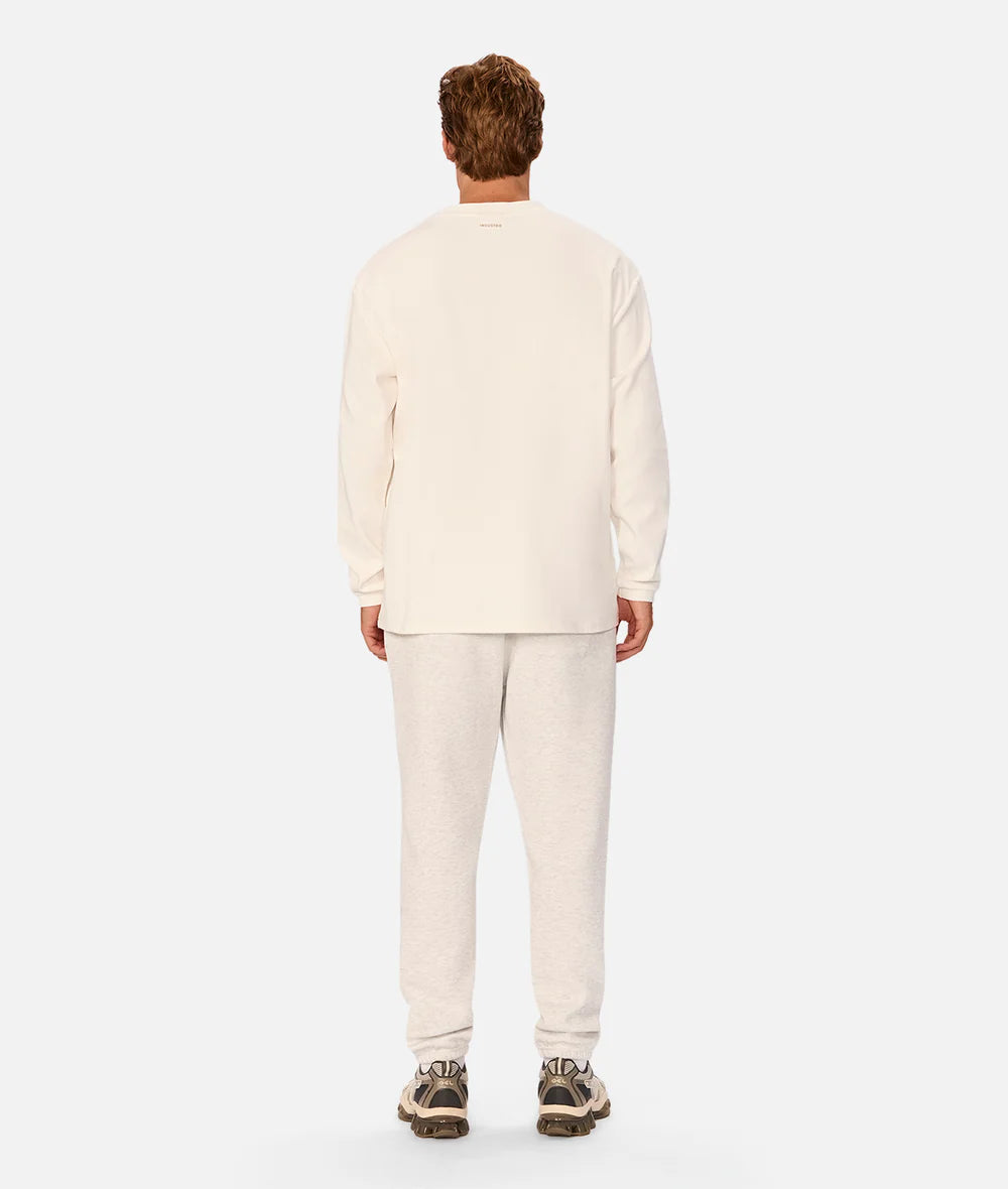 The Newport L/S Tee - Chalk