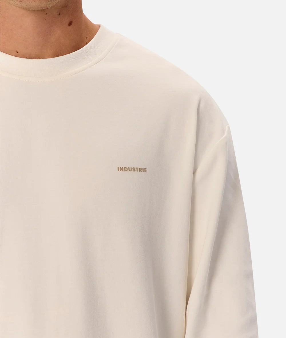 The Newport L/S Tee - Chalk