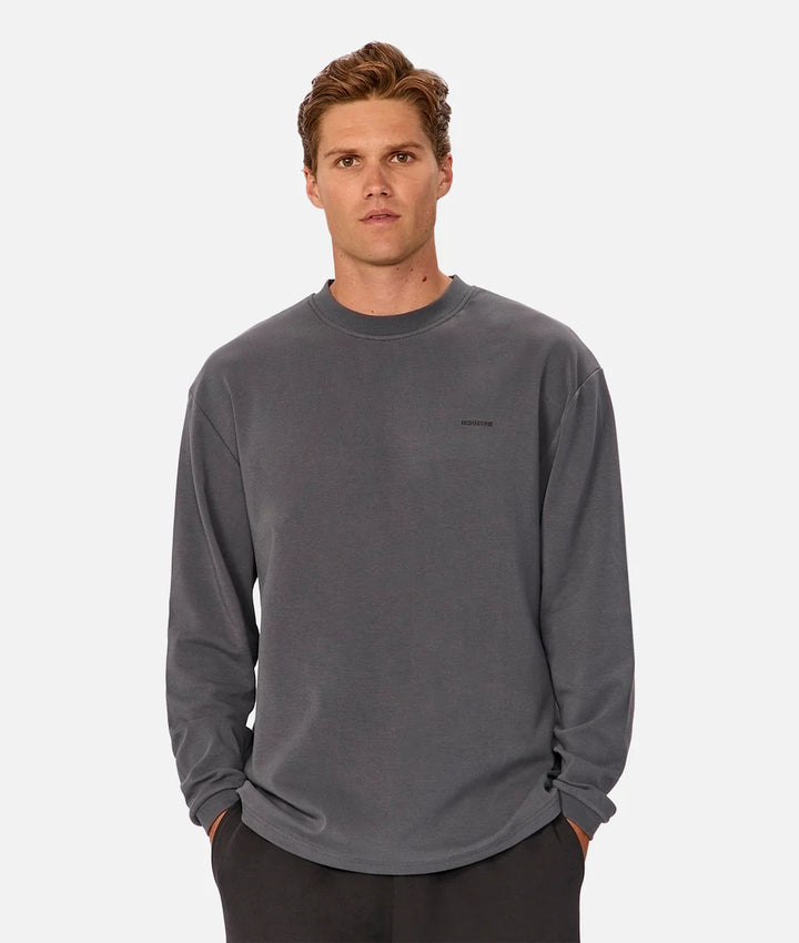 The Newport L/S Tee - Slate