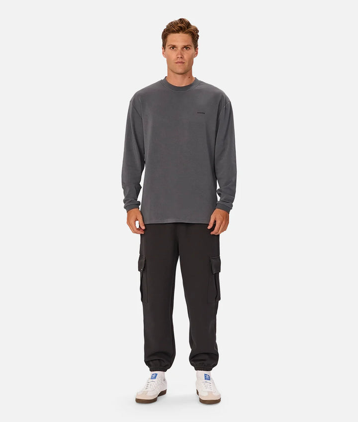 The Newport L/S Tee - Slate