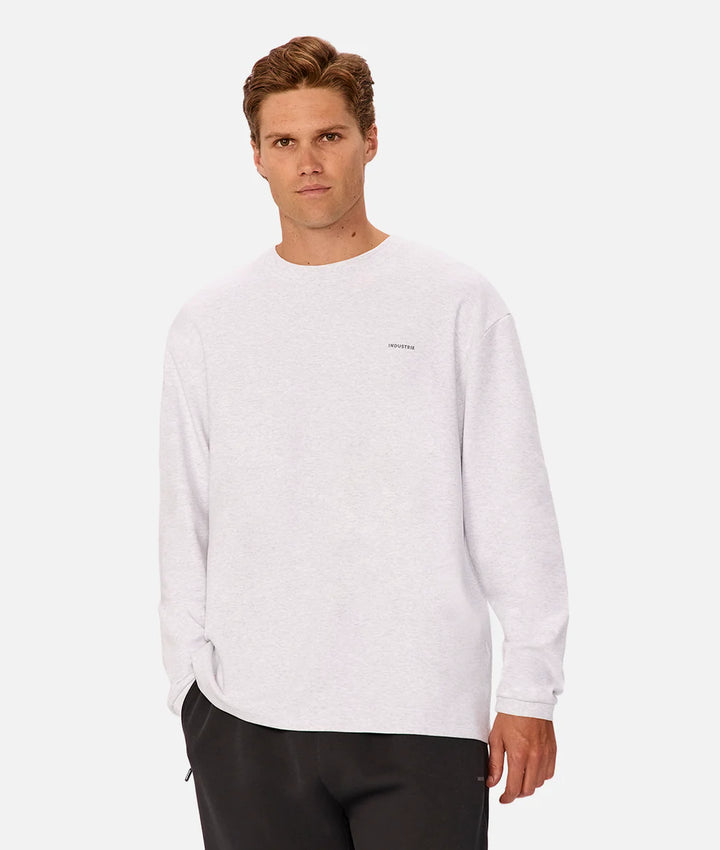 The Newport L/S Tee - New Marle Grey