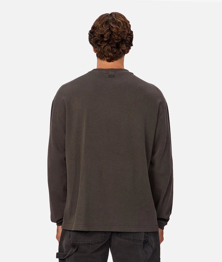 The Marlon L/S Tee - Onyx