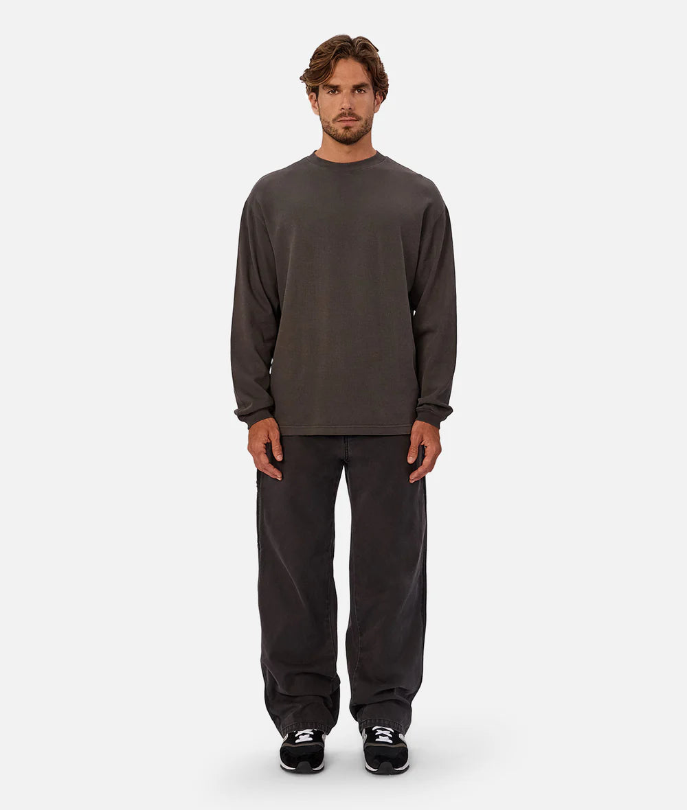 The Marlon L/S Tee - Onyx
