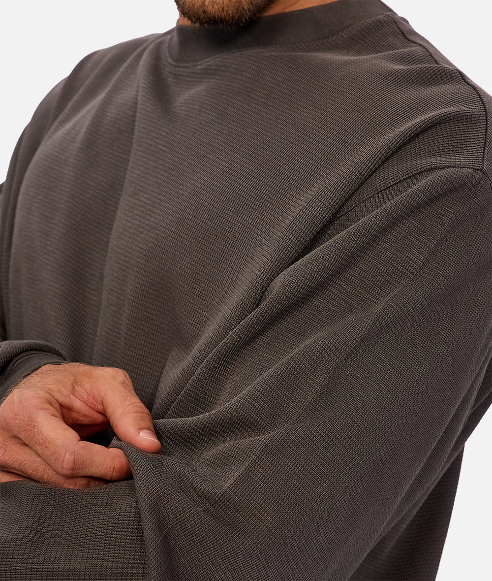 The Marlon L/S Tee - Onyx