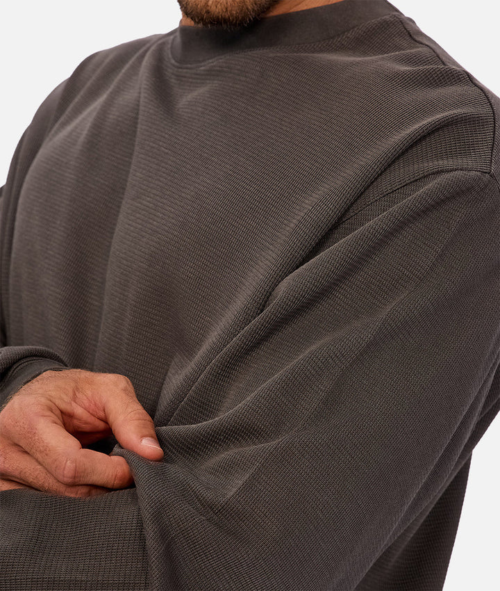 The Marlon L/S Tee - Onyx