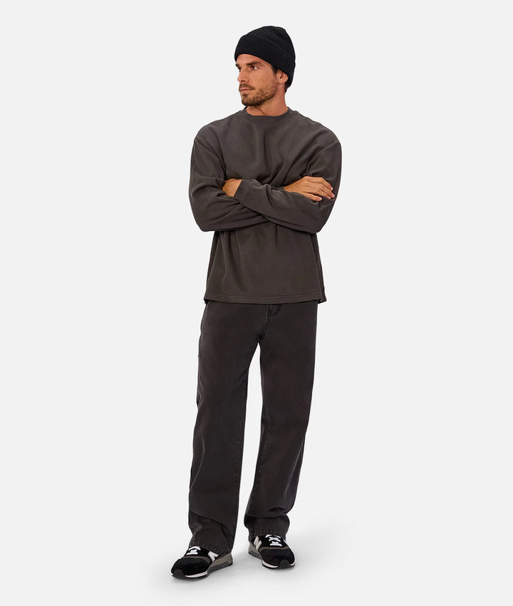 The Marlon L/S Tee - Onyx