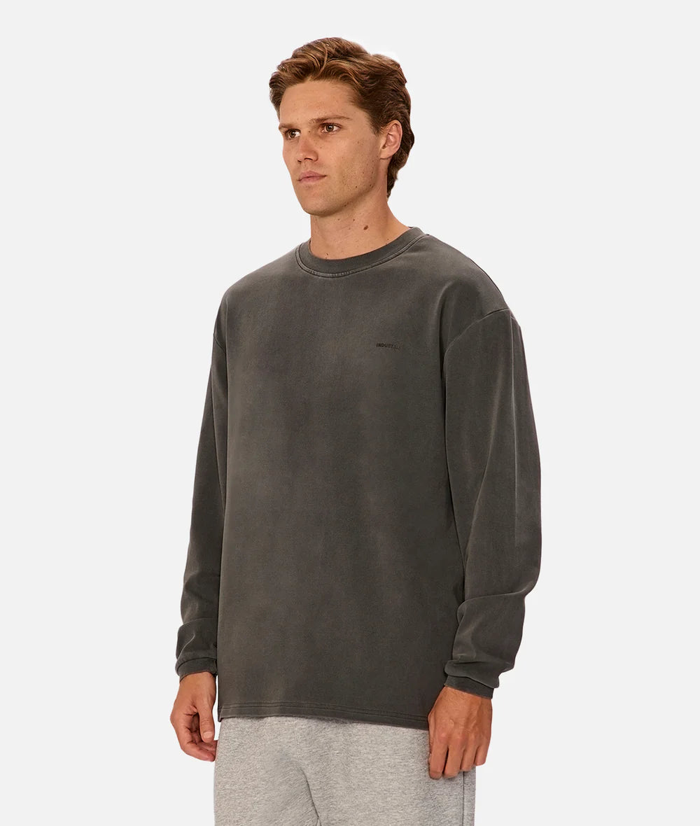 The Newport L/S Tee - Onyx