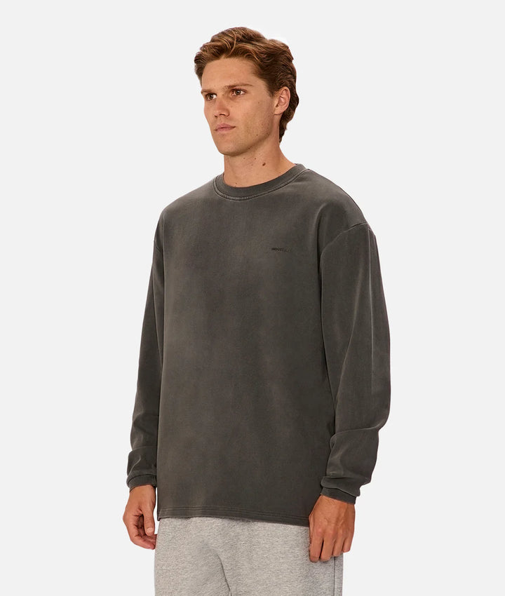 The Newport L/S Tee - Onyx